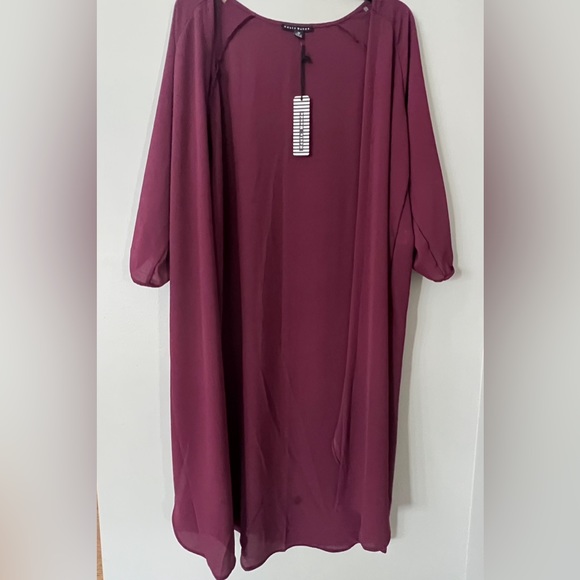Haute Monde Other - NWT Women maroon cover up size medium